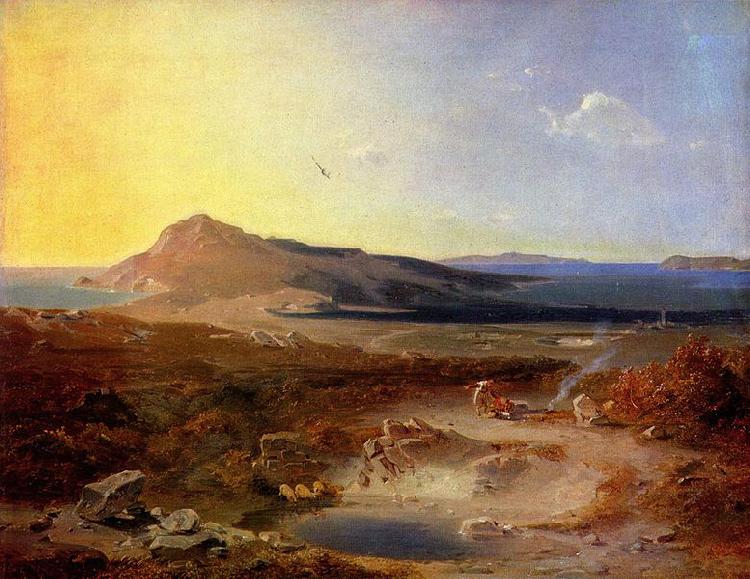 Carl Rottmann Die Insel Delos oil painting image